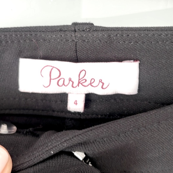 Parker Black Crepe Bootcut Pants - Picture 6 of 11